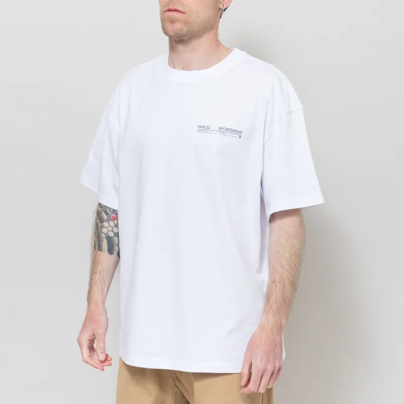 Parlez Crossley Oversized T Shirt White-1