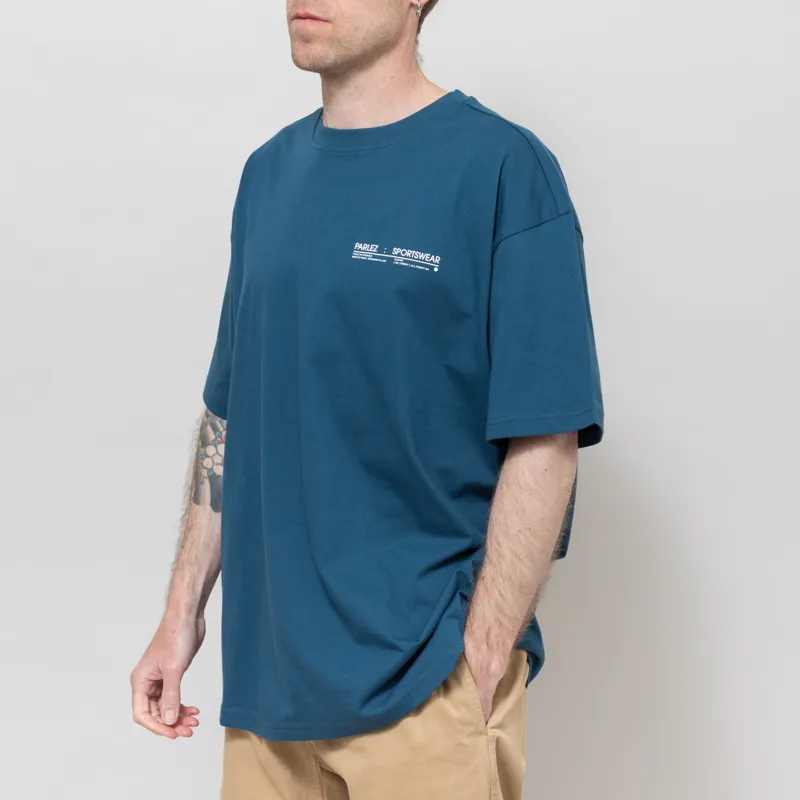 Parlez Crossley Oversized T Shirt Oceanic-1