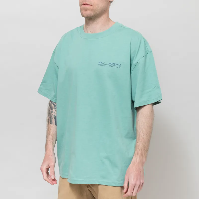 Parlez Crossley Oversized T Shirt Mineral-1