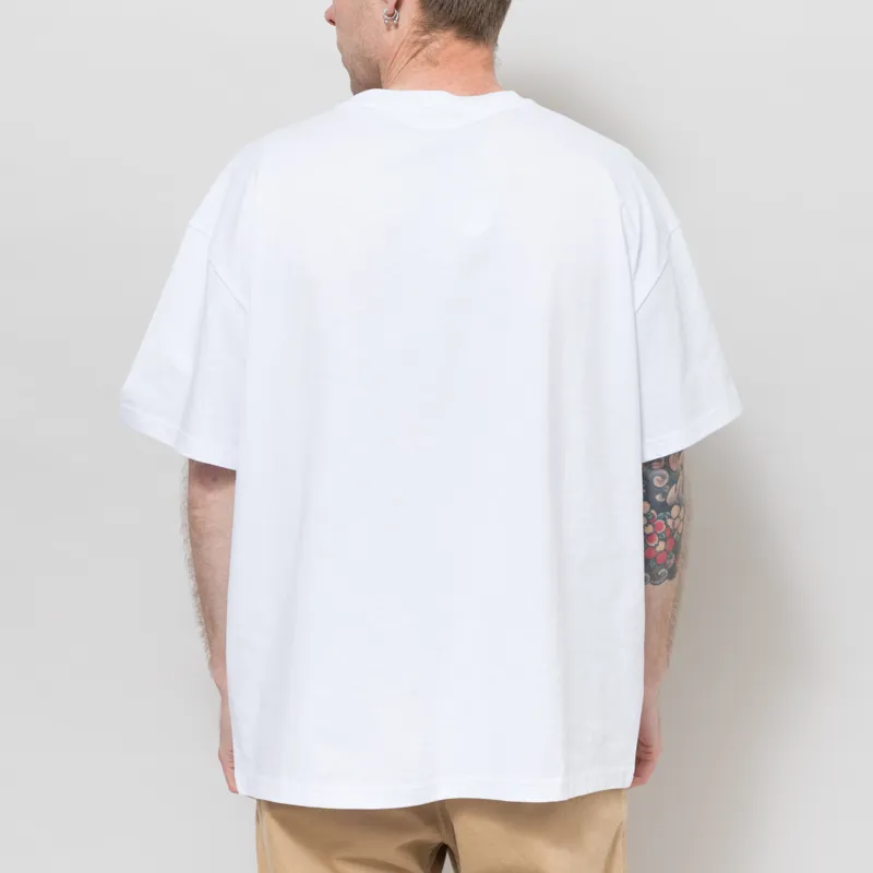 Parlez Wesley Oversized T Shirt White-2