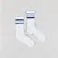 Parlez Break Socks Oceanic White