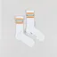 Parlez Break Socks Amber White
