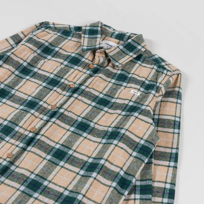 Parlez Fernley Shirt Green Check-2