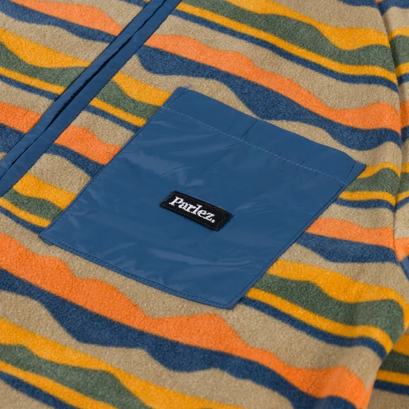 Parlez Pismo Fleece China Blue Multi-5