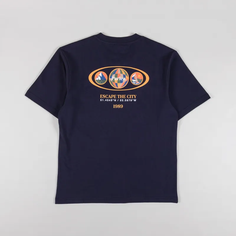 Parlez Jurupa T Shirt Navy