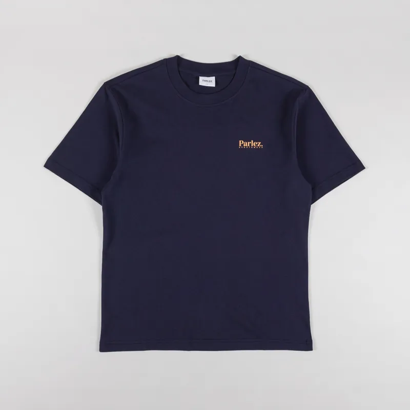 Parlez Jurupa T Shirt Navy-1