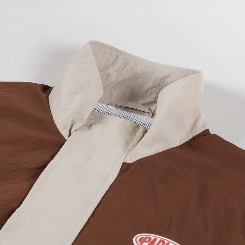 Parlez Free Run Track Jacket Coffee-4