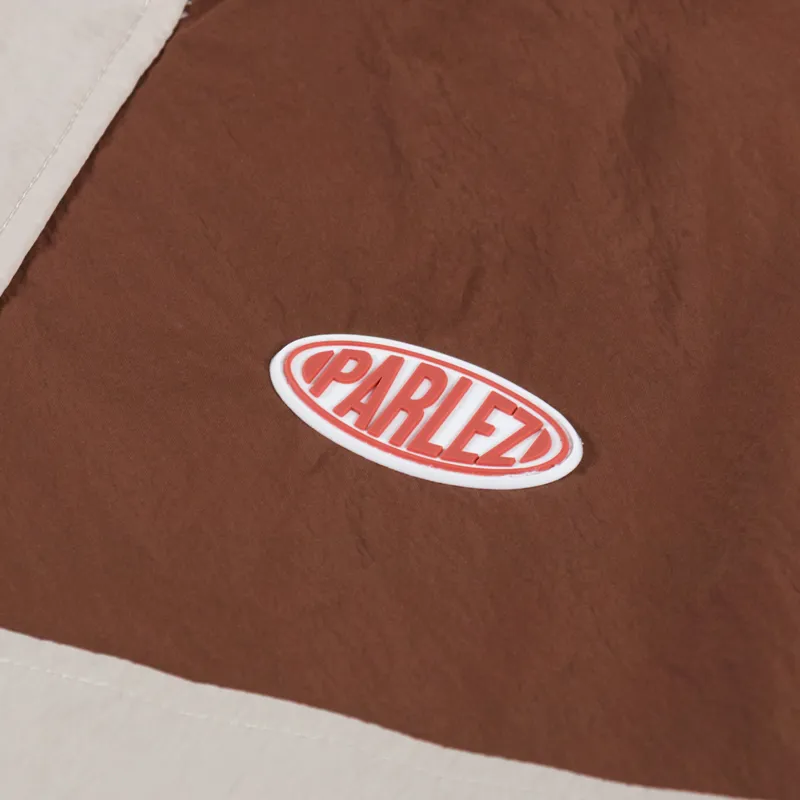 Parlez Free Run Track Jacket Coffee-5