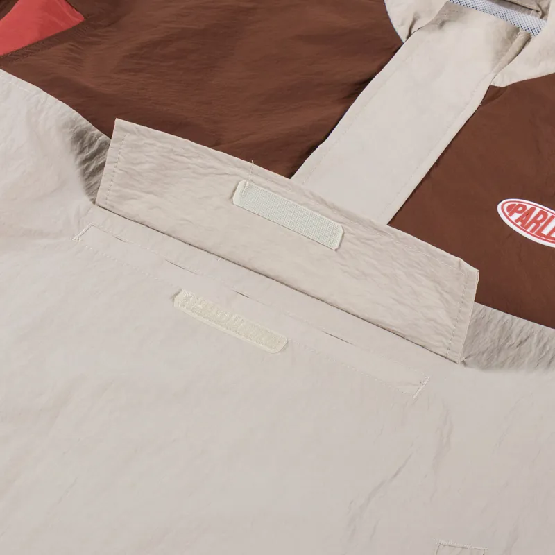 Parlez Free Run Track Jacket Coffee-7