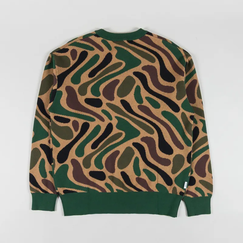 Parlez Blend Camo Knit Coffee Camo-1