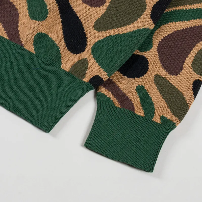 Parlez Blend Camo Knit Coffee Camo-5