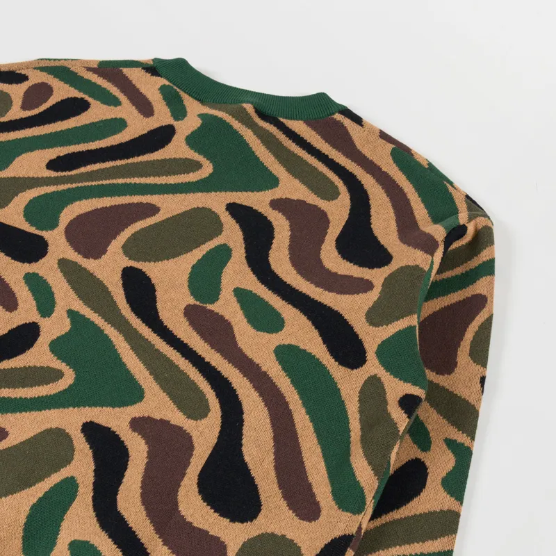 Parlez Blend Camo Knit Coffee Camo-3