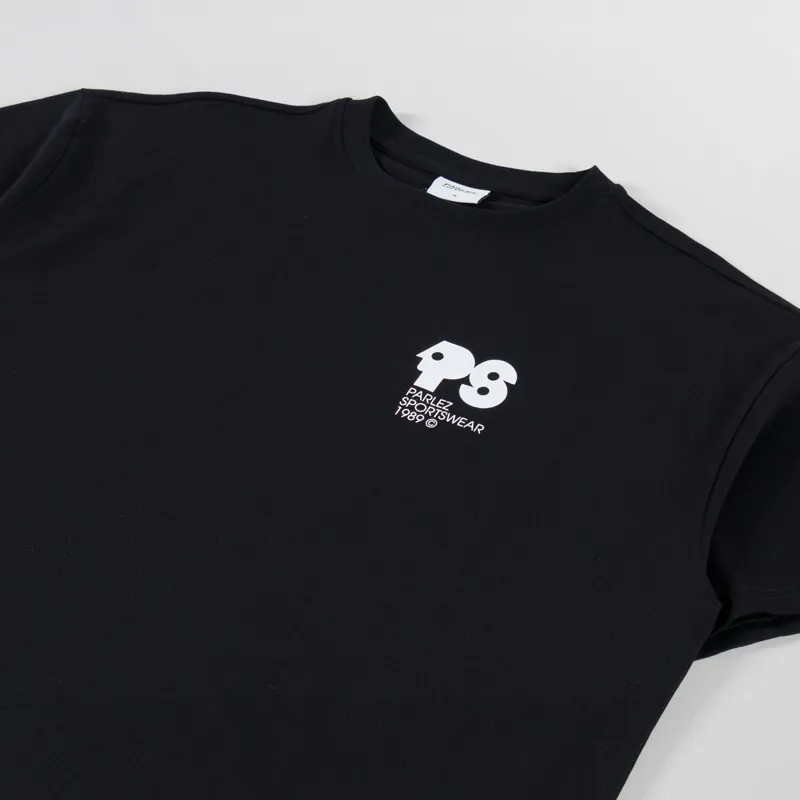 Parlez Broadcast Oversized T Shirt Black-3