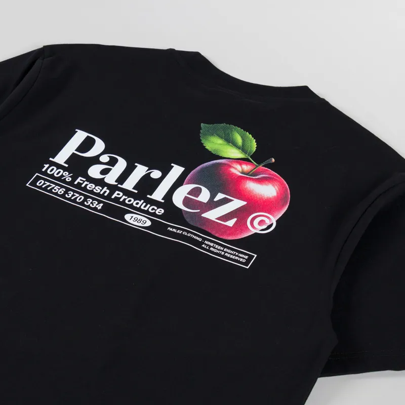 Parlez Pomme T Shirt Black-2