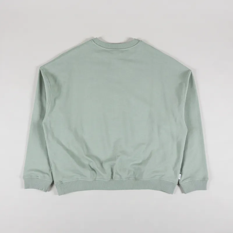 Parlez Vernon Oversized Crew Sea Mist-1