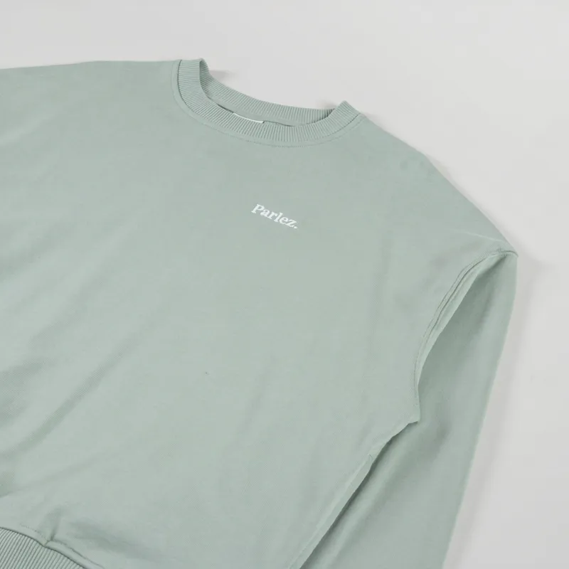 Parlez Vernon Oversized Crew Sea Mist-2