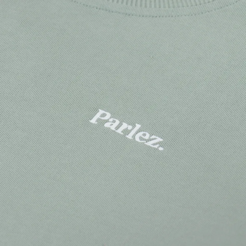 Parlez Vernon Oversized Crew Sea Mist-4