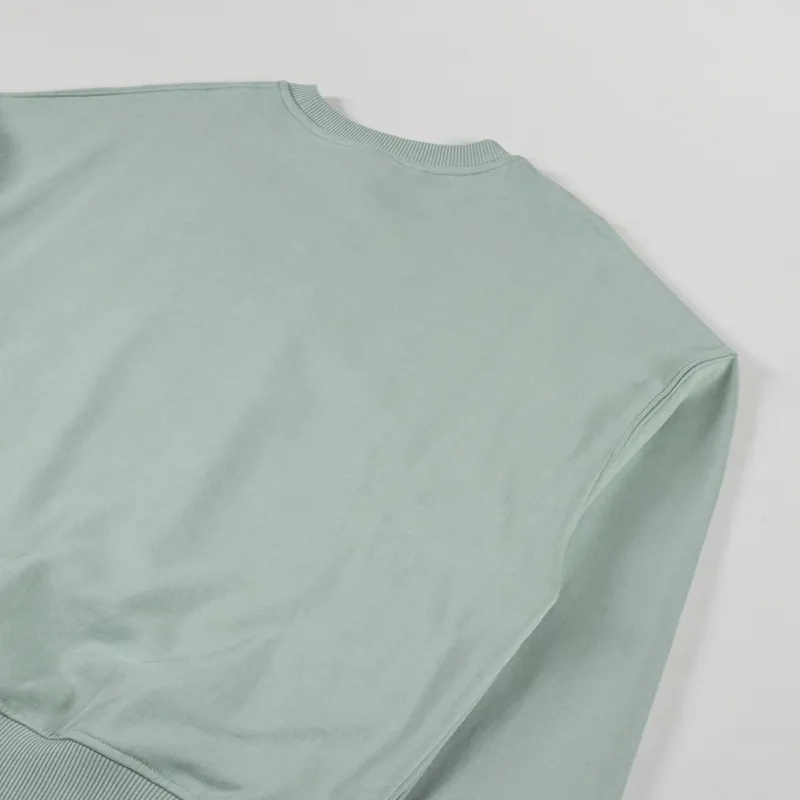 Parlez Vernon Oversized Crew Sea Mist-3