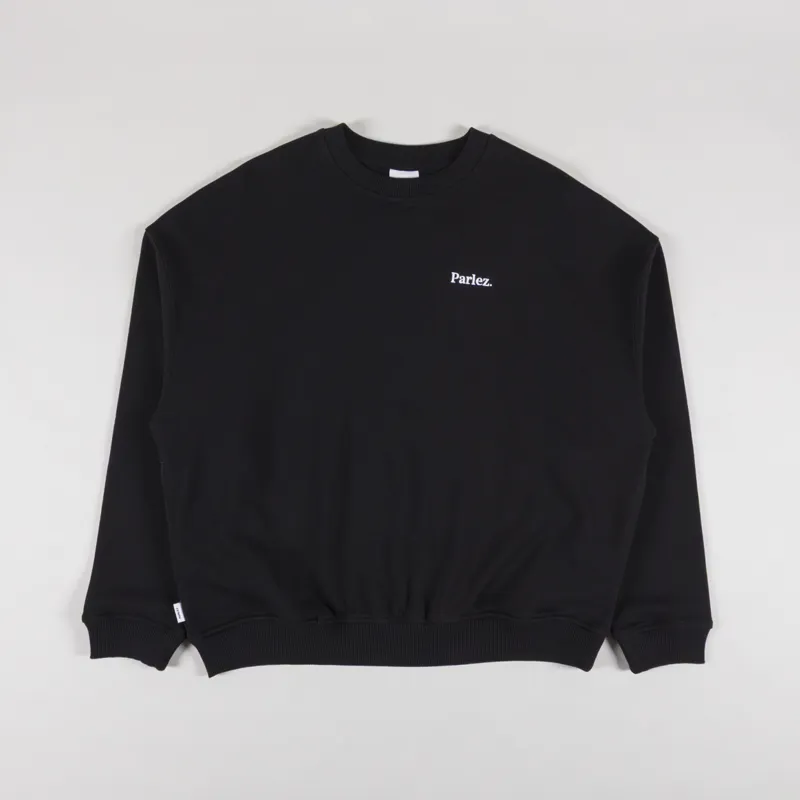 Parlez Vernon Oversized Crew Black
