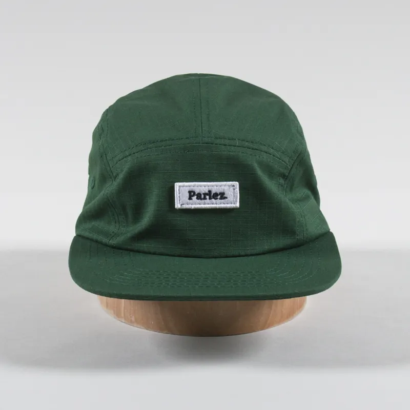 Parlez Cover 5 Panel Hat Kelp Green-2