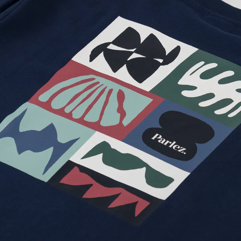 Parlez Stallo T Shirt Midnight-4