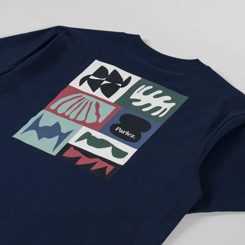 Parlez Stallo T Shirt Midnight-2