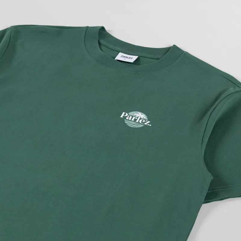Parlez Boca T Shirt Kelp Green-3