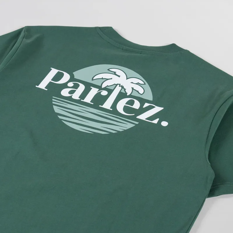 Parlez Boca T Shirt Kelp Green-2