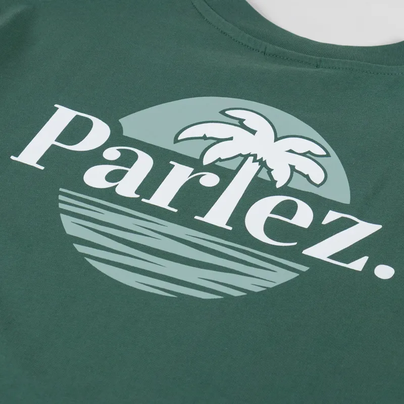 Parlez Boca T Shirt Kelp Green-4