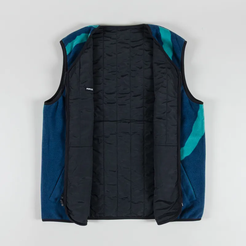 Parlez Rotate Reversible Fleece Gilet Black-1