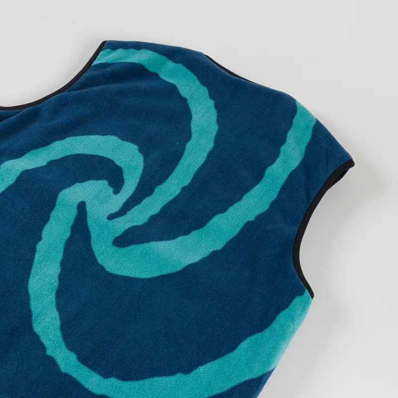 Parlez Rotate Reversible Fleece Gilet Black-9