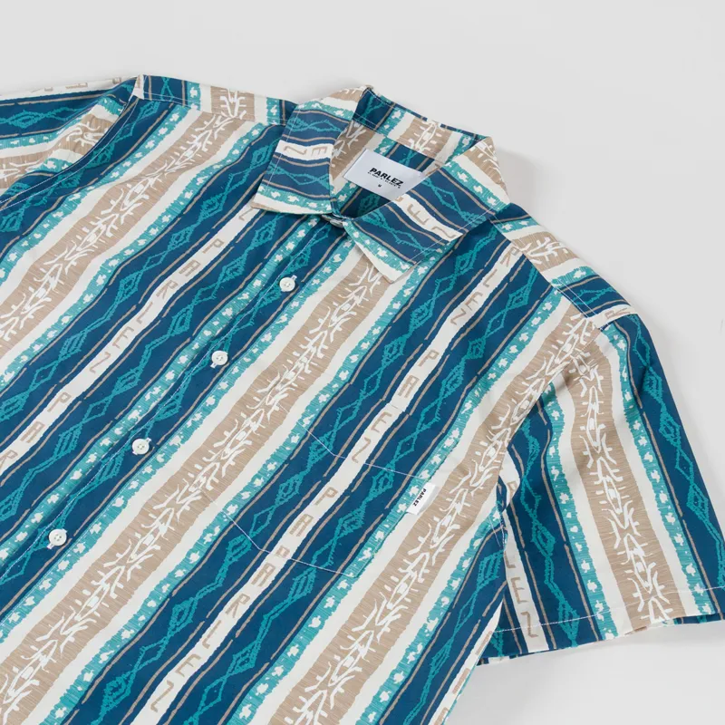 Parlez Nevada Shirt Lagoon-2