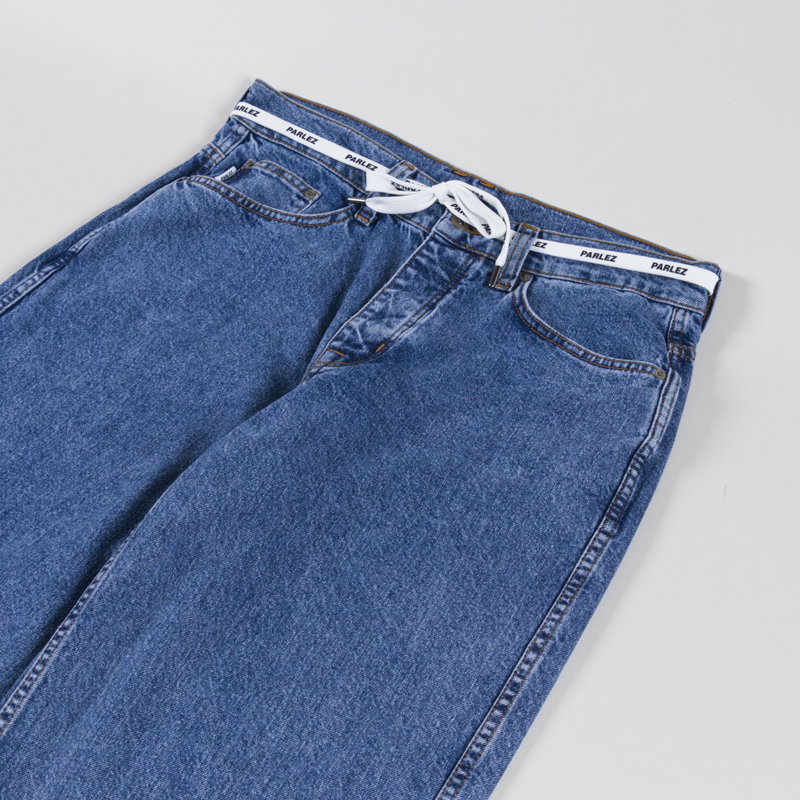 Parlez Indy Denim Jeans Mid Indigo Wash-3