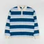 Parlez Pipe Polo Knit Lagoon Stripe
