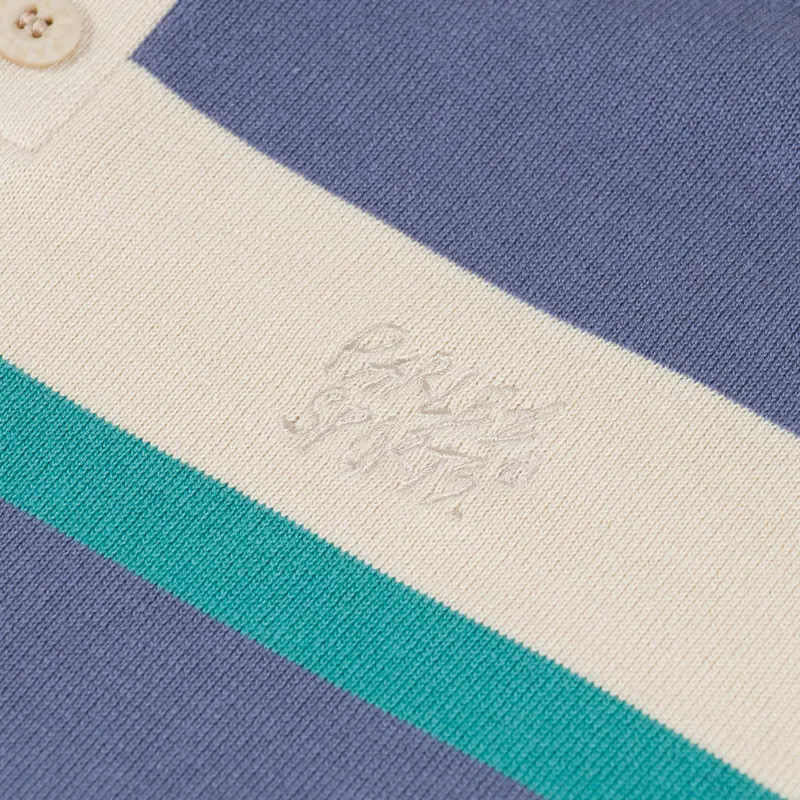 Parlez Pipe Polo Knit Purple Haze Stripe-5