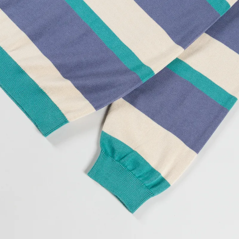 Parlez Pipe Polo Knit Purple Haze Stripe-7