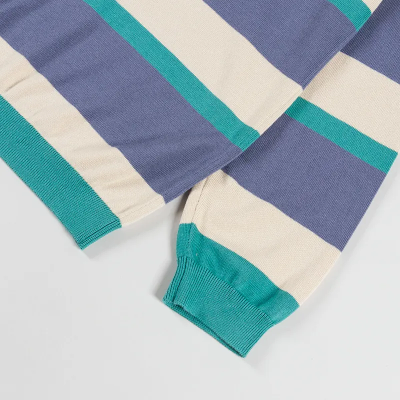 Parlez Pipe Polo Knit Purple Haze Stripe-6