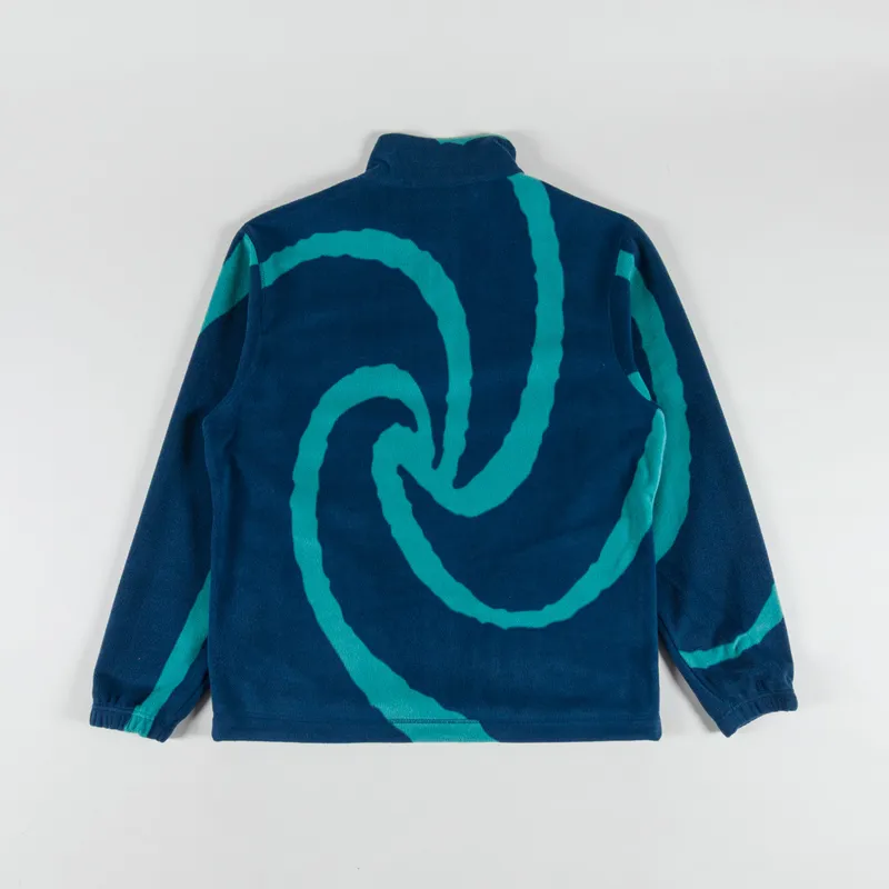 Parlez Chevy Quarter Zip Fleece Lagoon-1