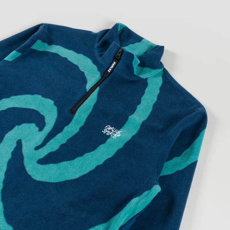 Parlez Chevy Quarter Zip Fleece Lagoon-2