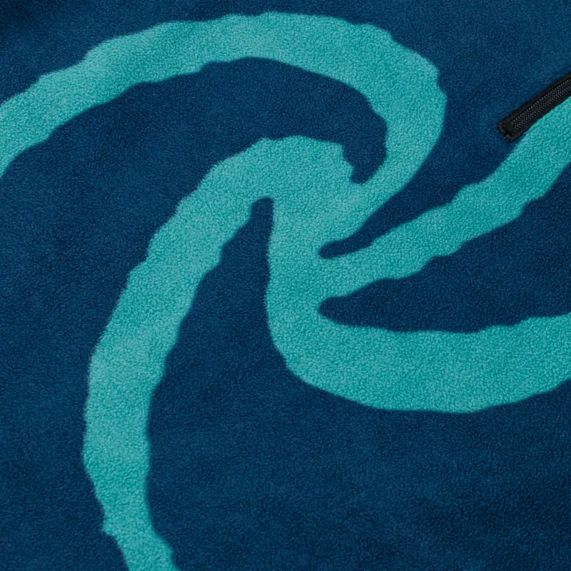 Parlez Chevy Quarter Zip Fleece Lagoon-6