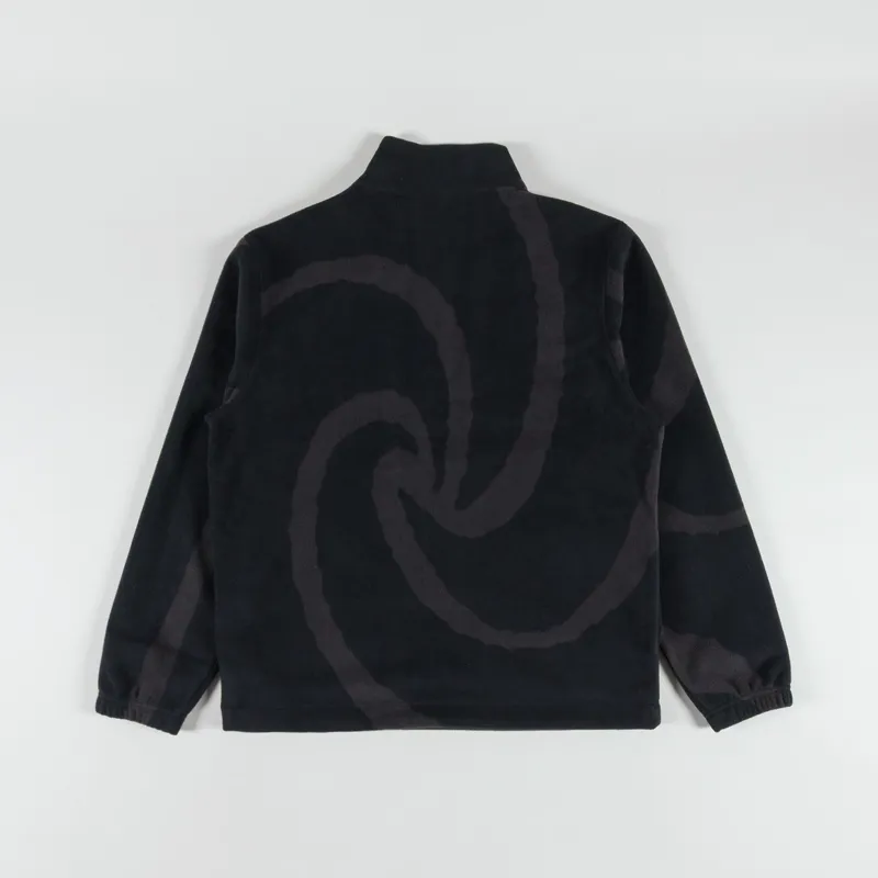 Parlez Chevy Quarter Zip Fleece Mellow Black-1