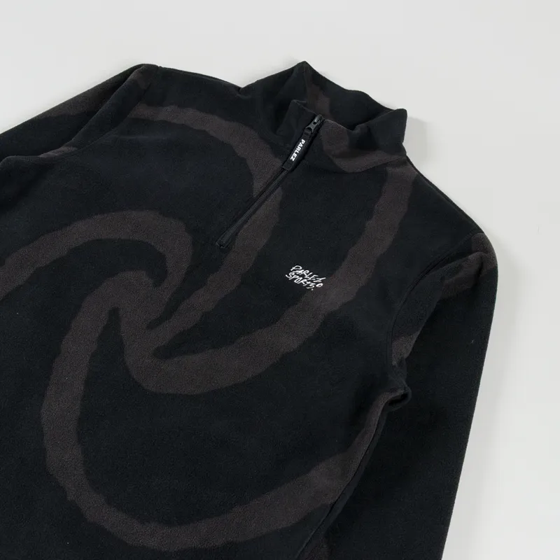 Parlez Chevy Quarter Zip Fleece Mellow Black-2