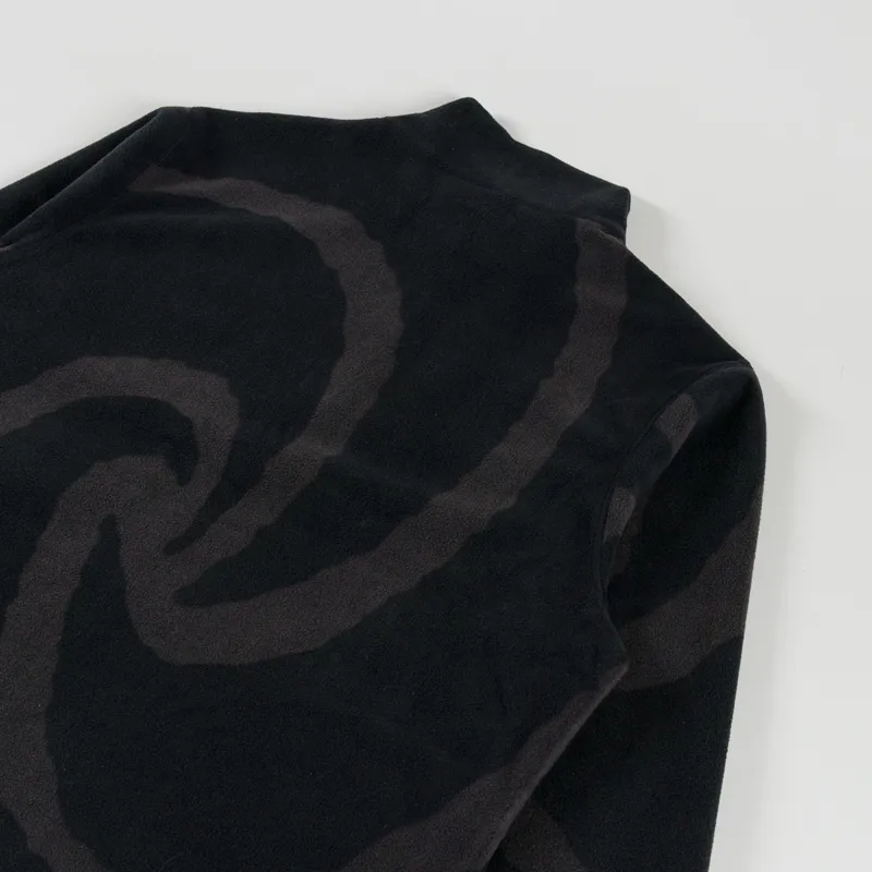 Parlez Chevy Quarter Zip Fleece Mellow Black-3