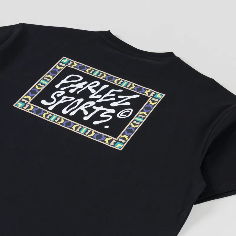 Parlez Reach Oversized T Shirt Black-2