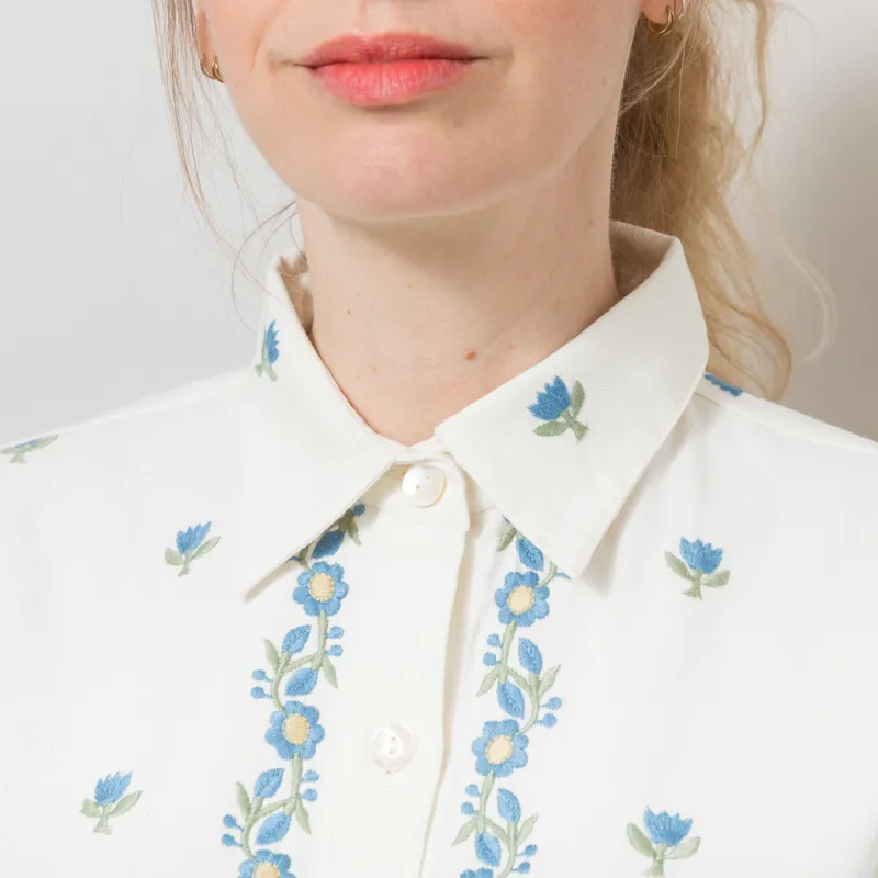 Daydress Womens Pascale Shirt Aegean Embroidery-3