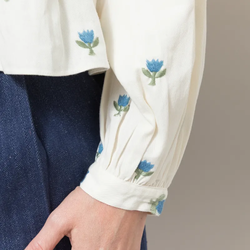 Daydress Womens Pascale Shirt Aegean Embroidery-6
