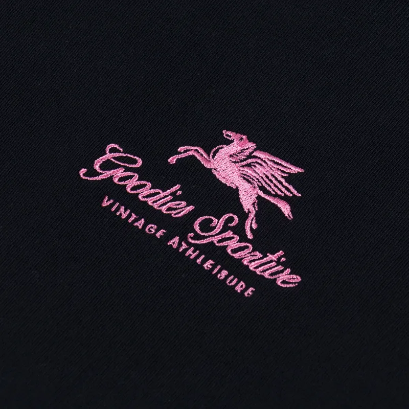 Goodies Sportive Premium Boxy Hoodie Black-4