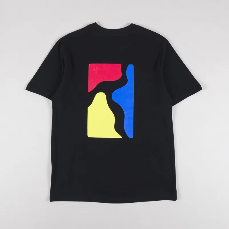 Poetic Collective Colour Logo T Shirt Black