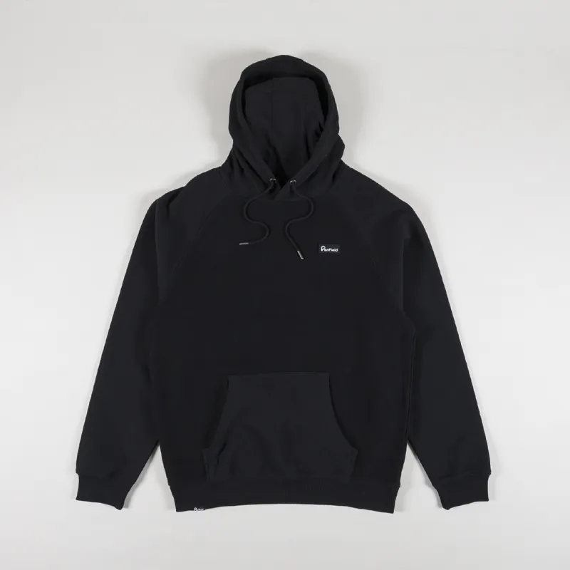 Penfield Reverse Loopback Hoodie Black