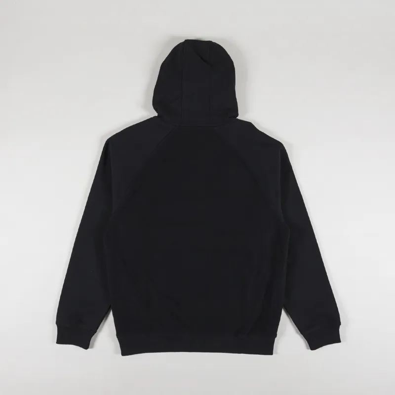 Penfield Reverse Loopback Hoodie Black-1